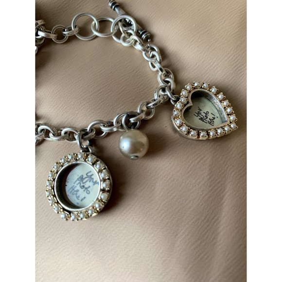 SOLD Maximal Art  Bracelet with 4 Photo Frames - Picture 4 of 7